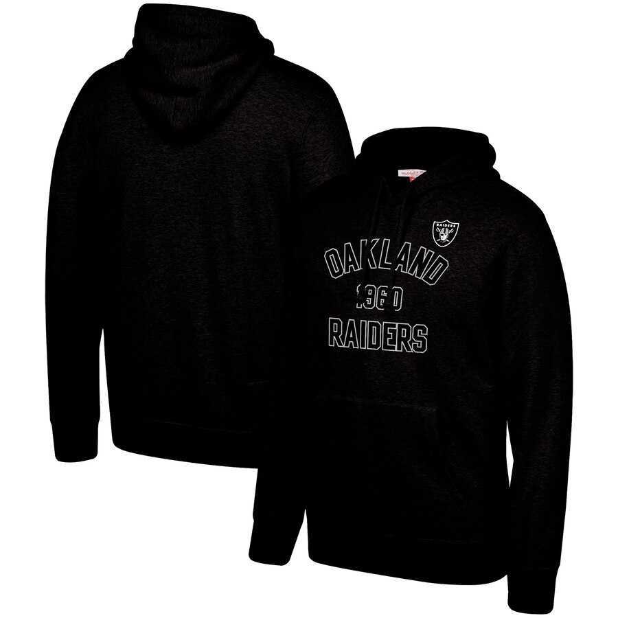 Oakland Raiders Mitchell & Ness Team History Pullover Hoodie Black,We sell and wholesale Oakland Raiders Mitchell & Ness Team History Pullover Hoodie Black on line form chian!